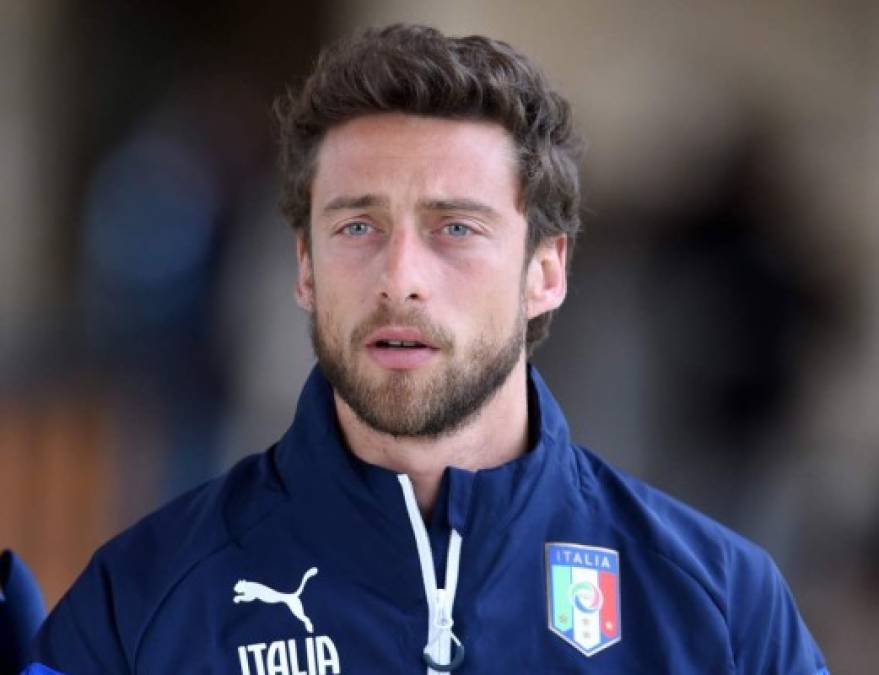 El italiano Claudio Marchisio, al final fue dado de baja por lesión.