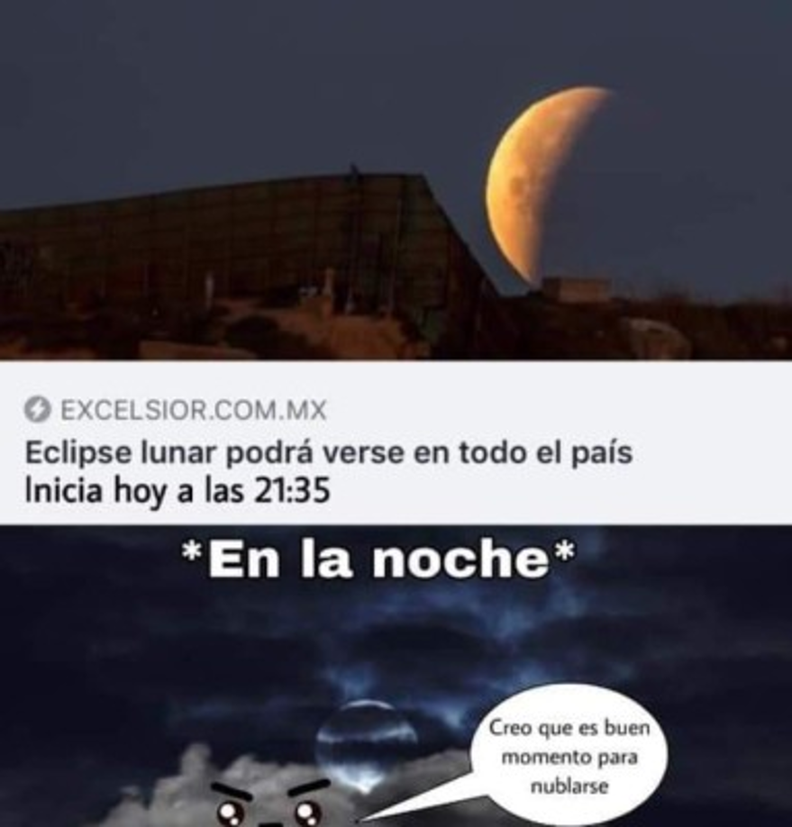 El siguiente eclipse con las mismas características que las de este lunes -lunar total- se producirá en noviembre de 2021.