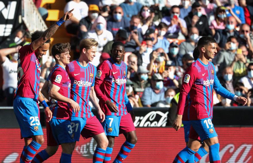 Tabla de posiciones: Barcelona sube en la clasificación tras su goleada ante Valencia