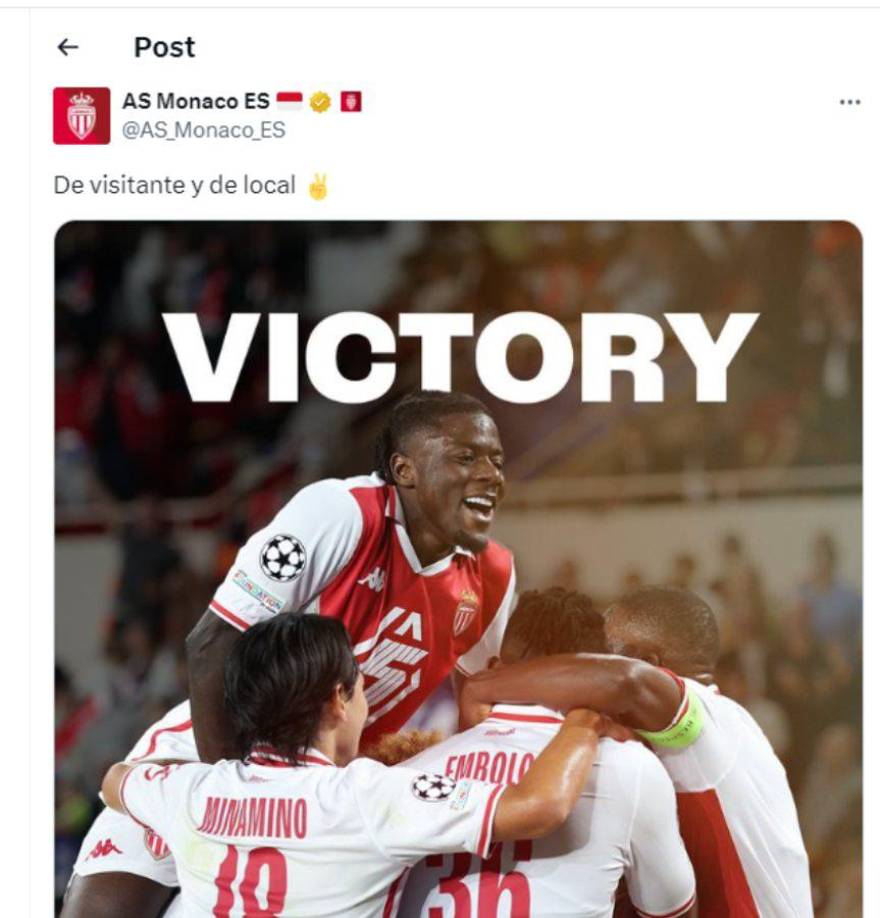 El AS Mónaco recordó que también vencieron al Barcelona hace unas semanas en el Trofeo Joan Gamper: “De visitante y de local”, se mofaron de los culés.