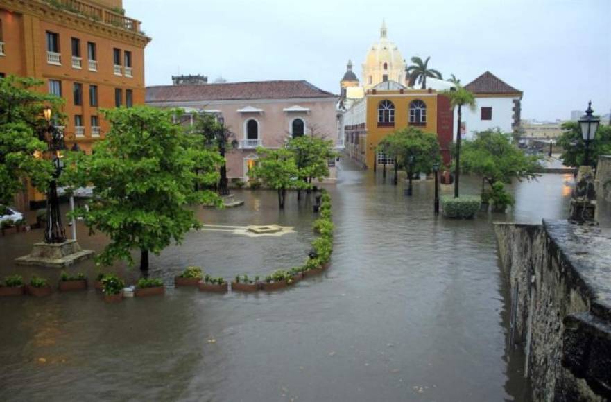 La meca del turismo de Colombia, que ha tenido que decretar la calamidad pública debido a las fuertes lluvias y repentinas inundaciones.