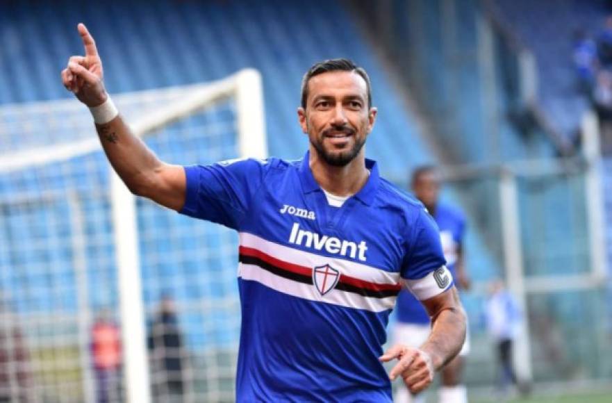 3- Y en tercer lugar aparece el delantero Fabio Quagliarella de la Sampdoria, el atacante cuenta con 21 goles siendo el goleador del Calcio y superando a Cristiano Ronaldo que cuenta con 19 anotaciones.