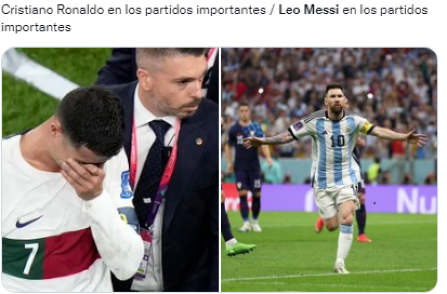 Además de las múltiples burlas que los fanáticos del Real Madrid hacían a Lionel Messi con Argentina.