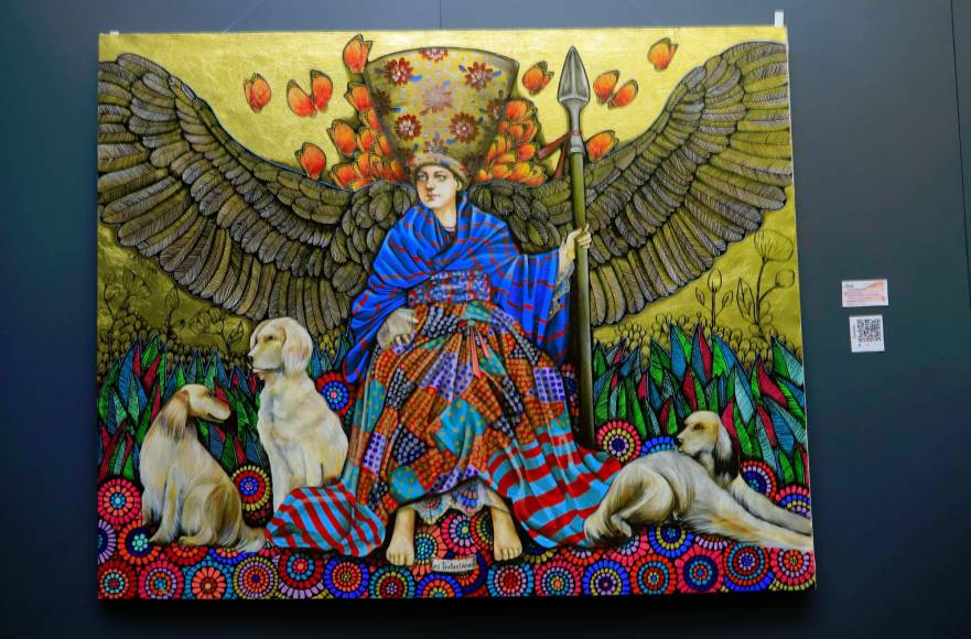 Leticia Banegas fue artífice de la obra “Protectores”.