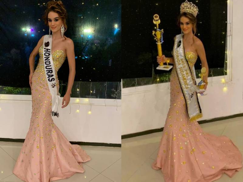 Sandra Hinds brilló en el certamen Miss Piel Dorada Internacional 2022.