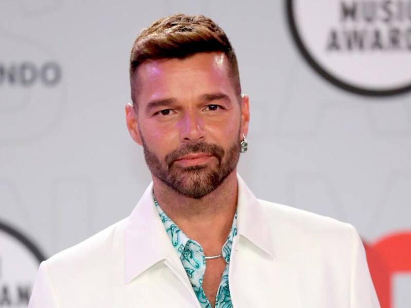 El cantante puertorriqueña Ricky Martin.