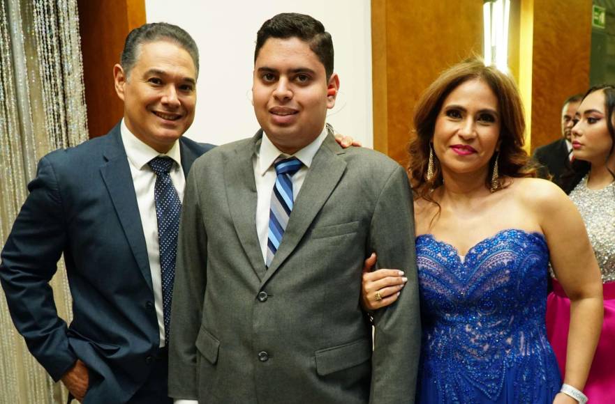 Martín López, José López y Faride Jarufe