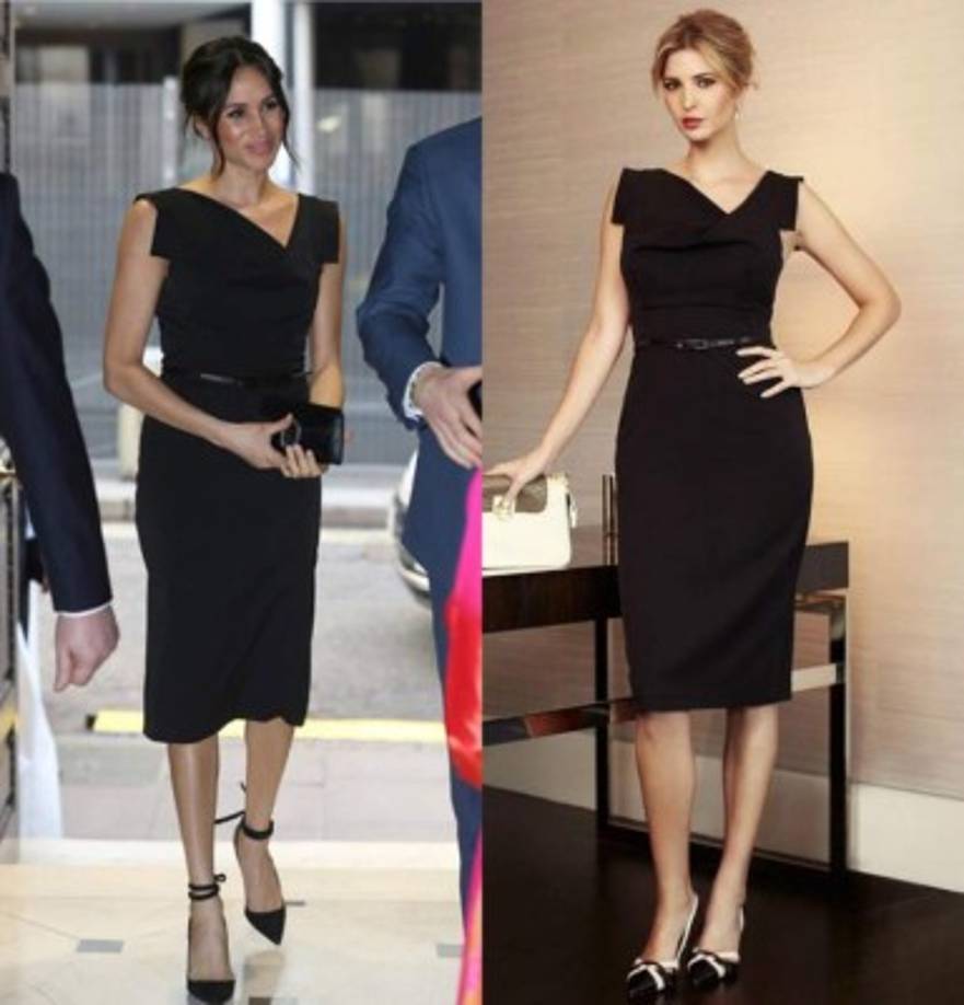 En el pasado Ivanka y Meghan ya han lucido diseños idénticos.