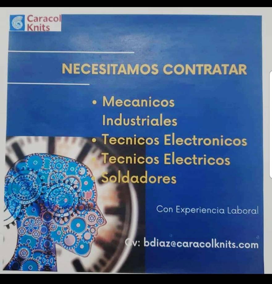 Vacantes disponibles en Caracol Knits. 