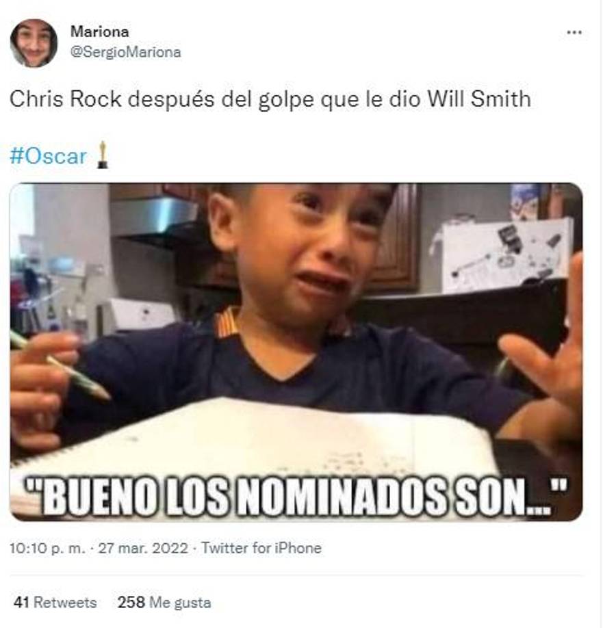 Cuando Smith subió a recoger su Óscar pidió disculpas a la Academia y a los nominados, aunque al mismo tiempo trató de justificarse sin aludir directamente a los hechos que acababan de sucede
