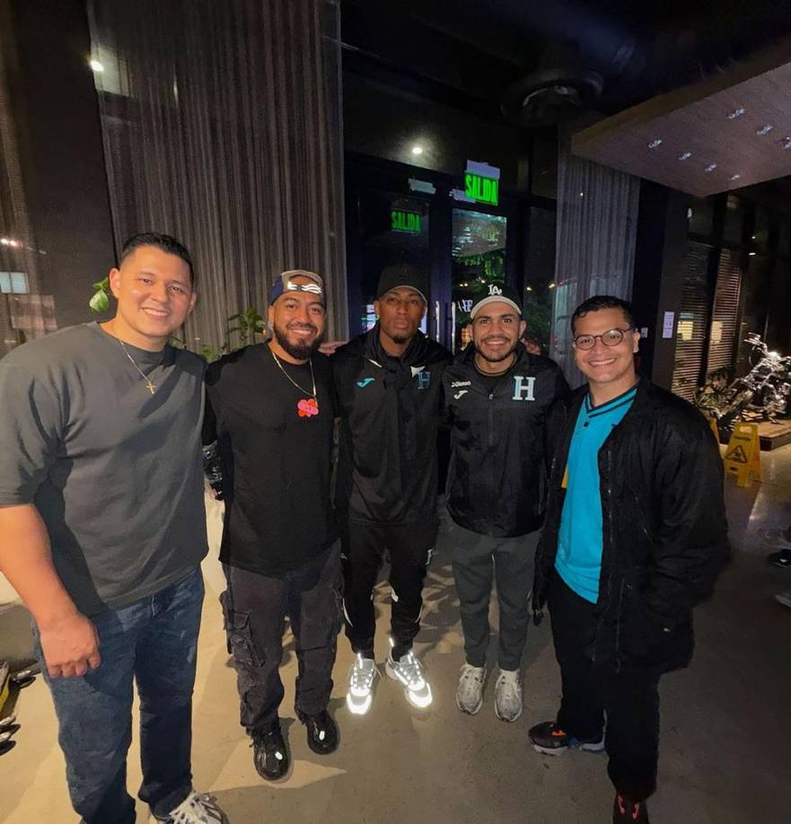 Deiby Flores fue otro de los seleccionados hondureños que compartieron con ‘Los Hijos de Morazán’.