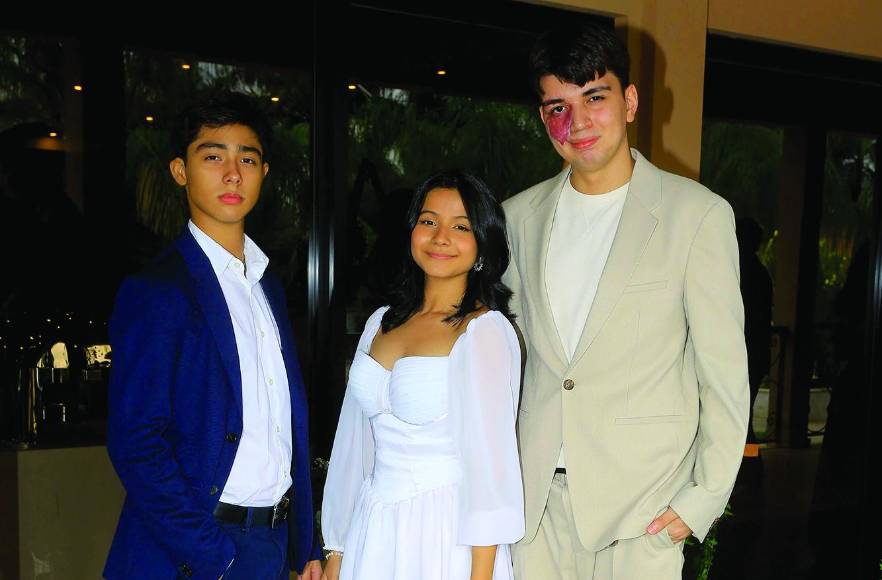 Halvin Silva, Xochilt Lobo y Gabriel Guzmán