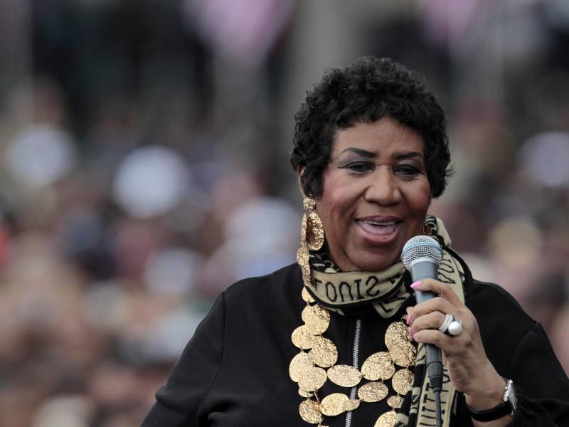 La fallecida cantante Aretha Franklin.