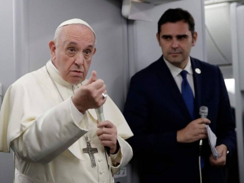 El Papa manifestó sentirse 'aterrado' ante un inminente derramamiento de sangre en Venezuela./AFP.