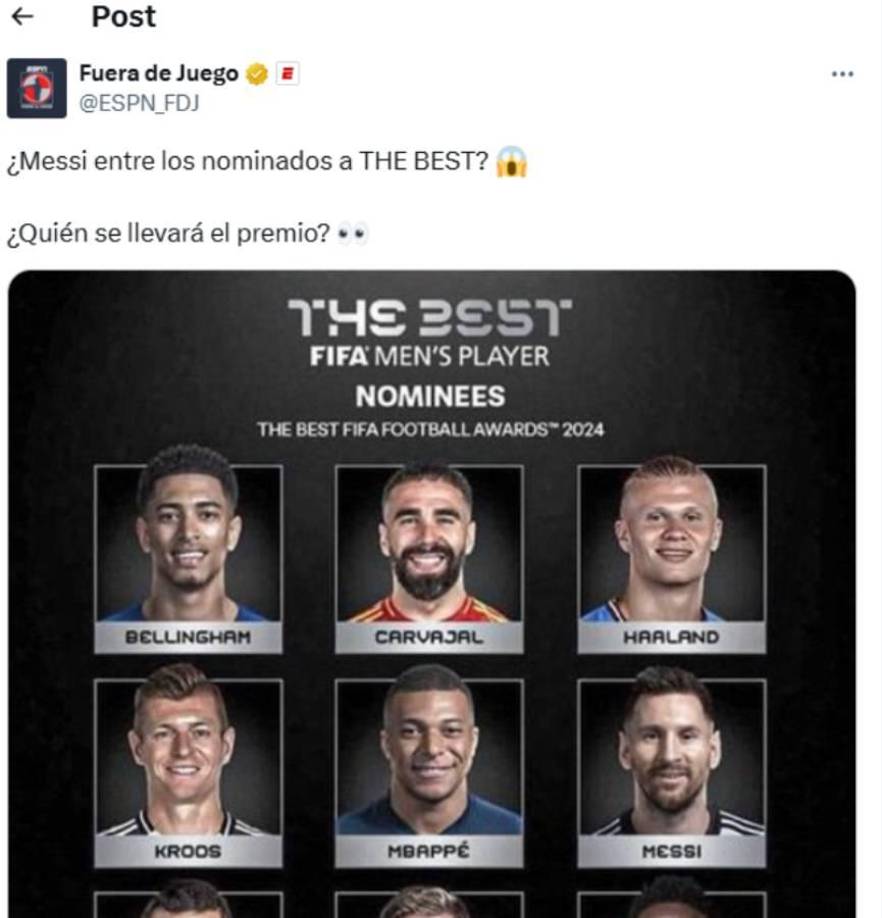 En Fuera de Juego de ESPN reaccionaron asombrados. 