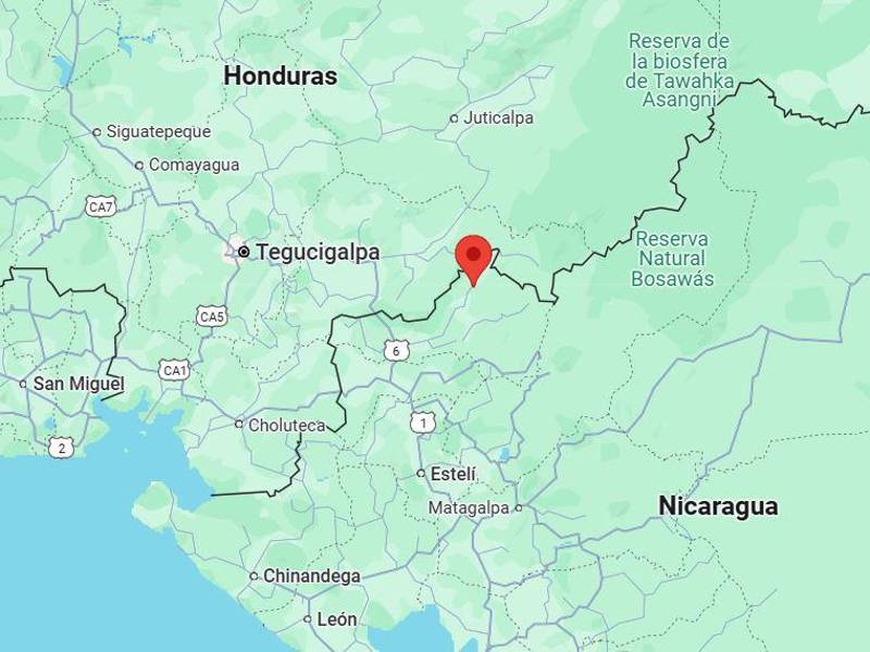 La zona de explotación minera se establecerá en el departamento de Nueva Segovia, fronterizo con Honduras.
