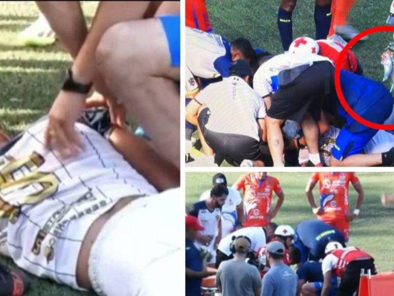 Honduras: Futbolista del Olancho se desplomó y ocupó oxígeno