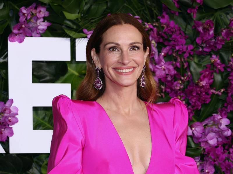 La reconocida estrella de cine, Julia Roberts.