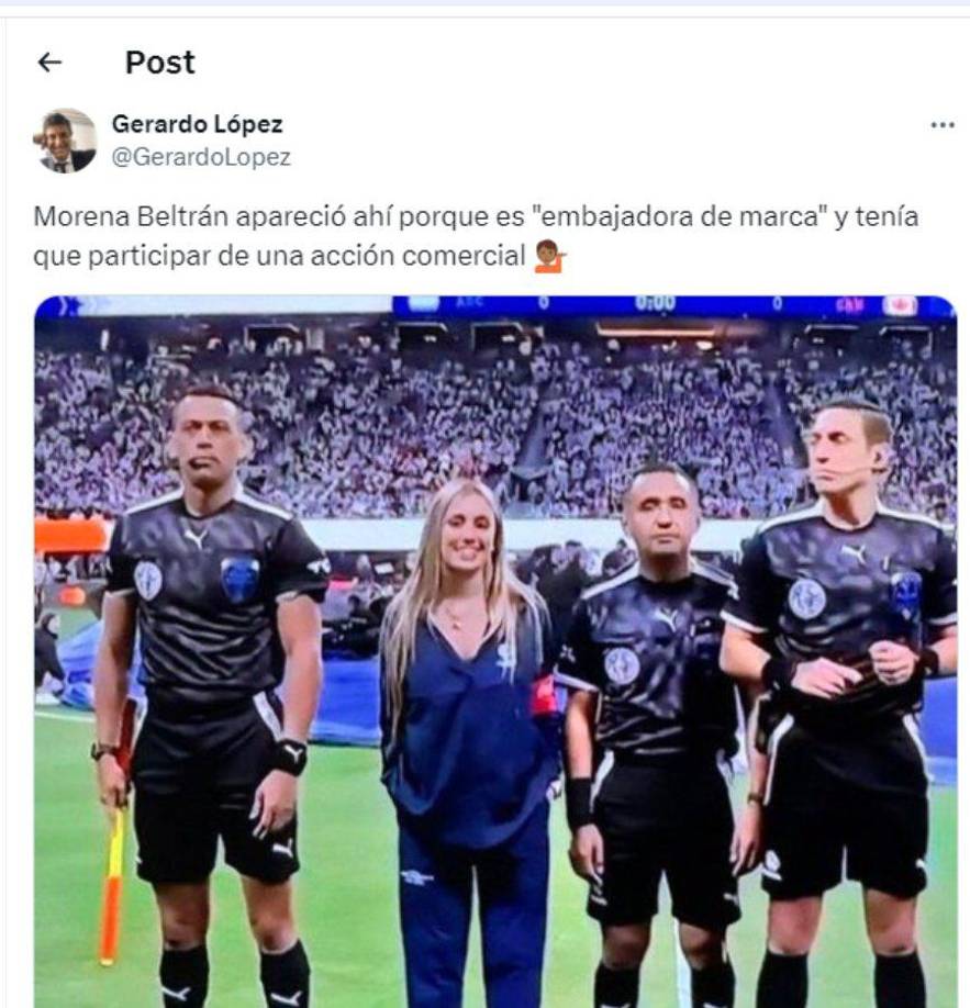 Entre las 11 empresas que decidieron invertir en la competición, Coca-Cola y Puma aparecen como dos de las más destacadas y fueron esas las cuales seleccionaron a la periodista argentina.