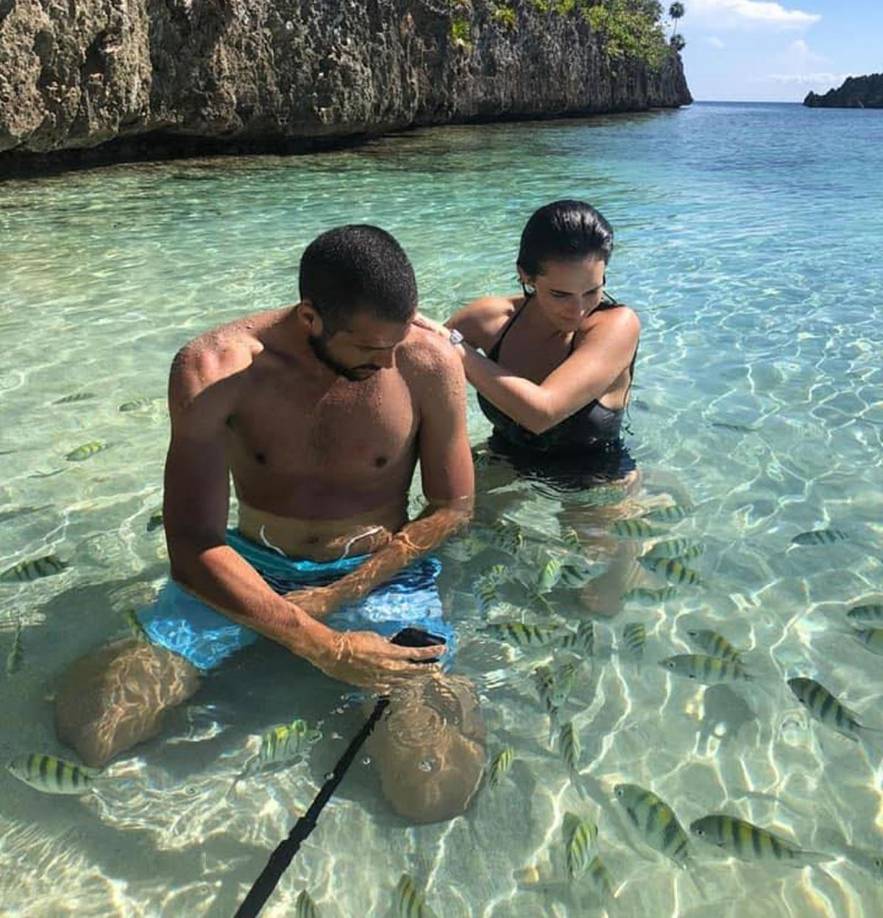 Takashi McNab y Edrick Menjívar se casaron hace más de un año.