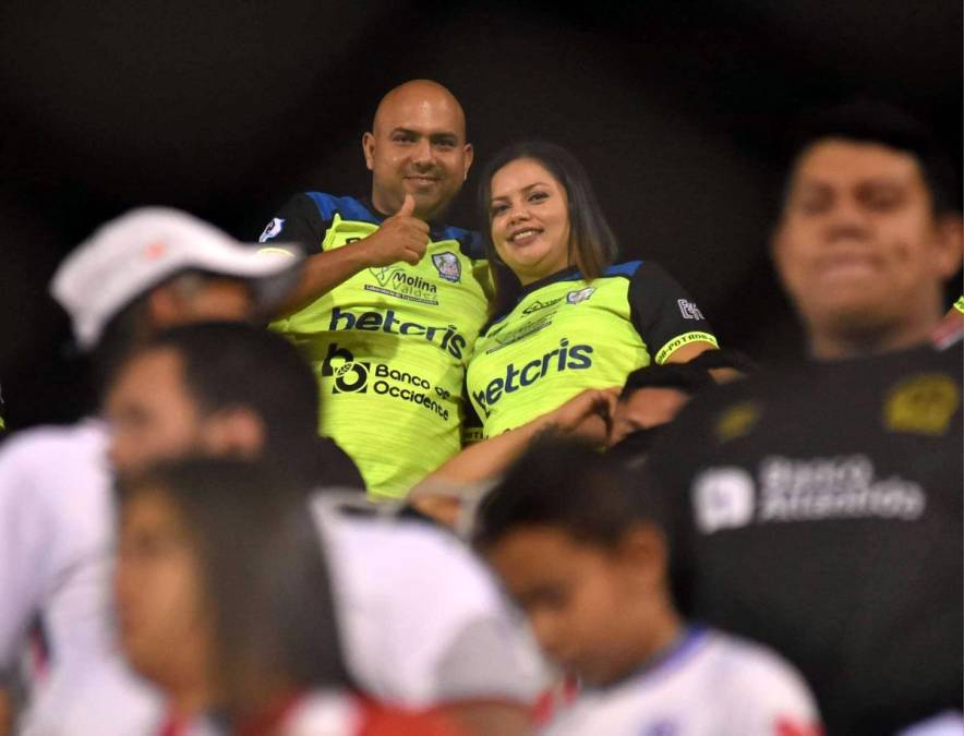 La afición de Los Potros del Olancho asistió al estadio Carlos Miranda de Comayagua para apoyar a su equipo ante Olimpia.