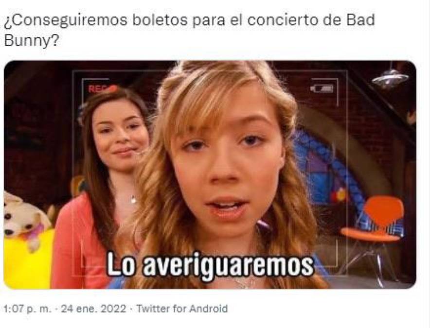 Se agotan boletos para concierto de Bad Bunny y las redes estallan con los mejores memes