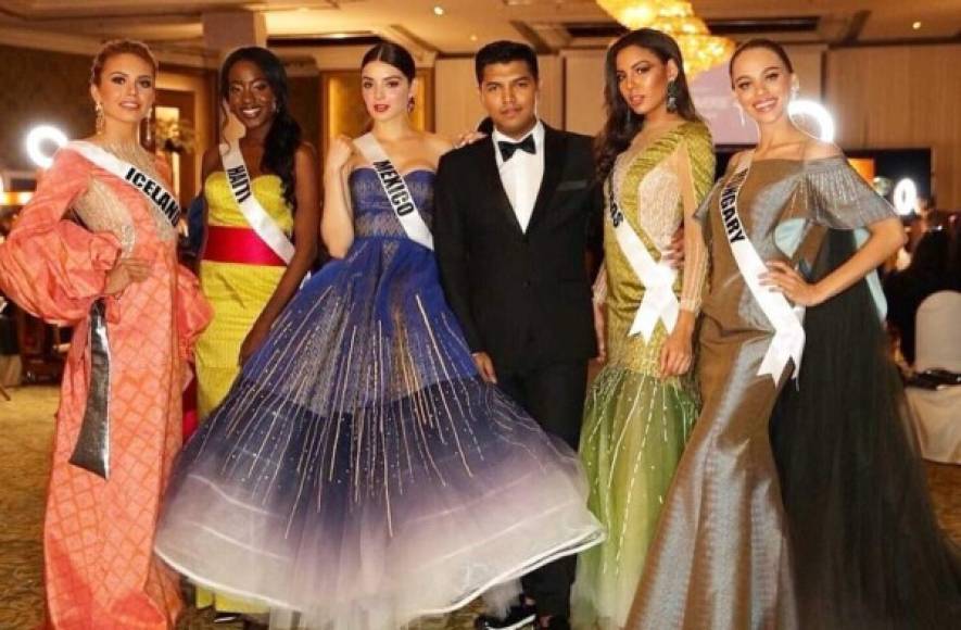 Miss Honduras lució un vestido del diseñador KANAPOT AUNSORN.