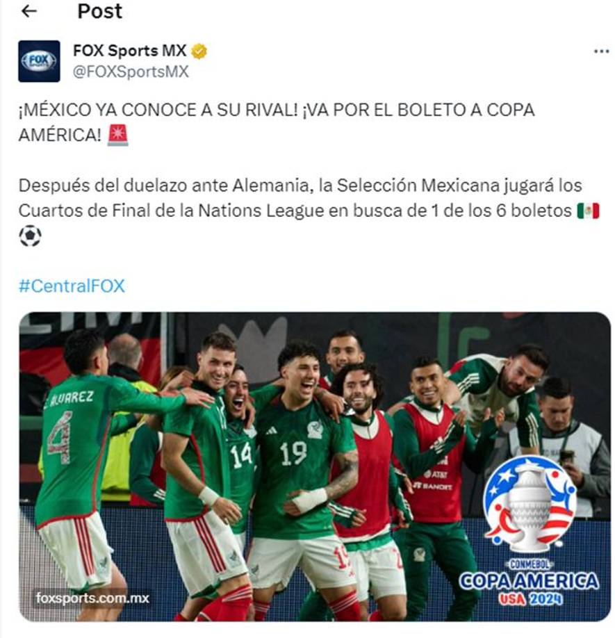 Fox Sports México.