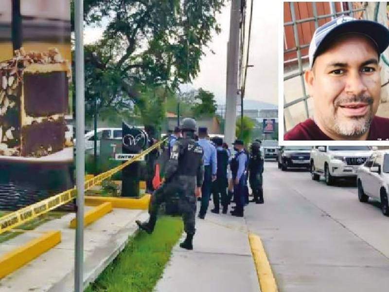 Roger Flores fue atacado por el guardia afuera del café.