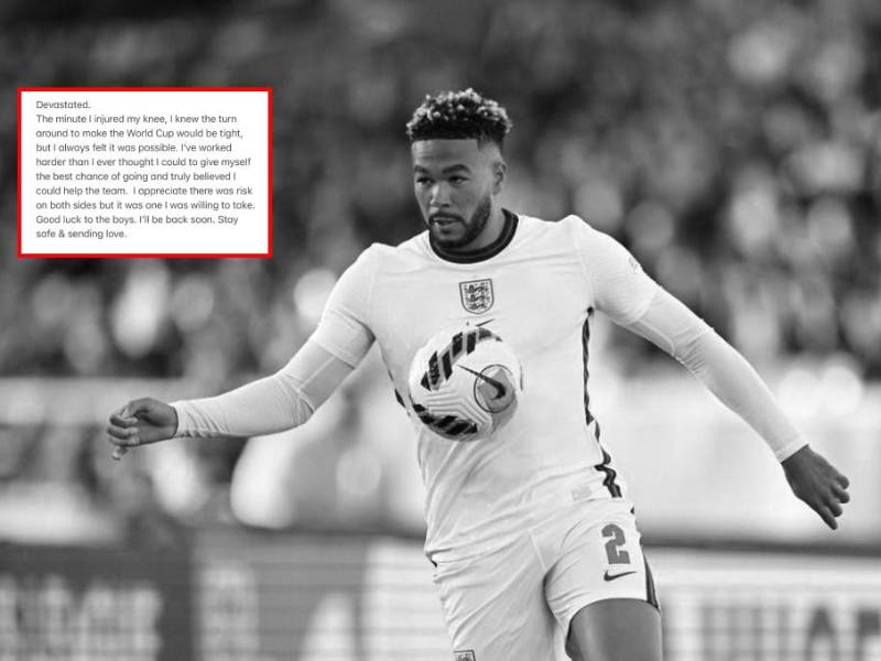 Reece James se lesionó en el encuentro de Champions League ante el AC Milan, el pasado 11 de octubre.