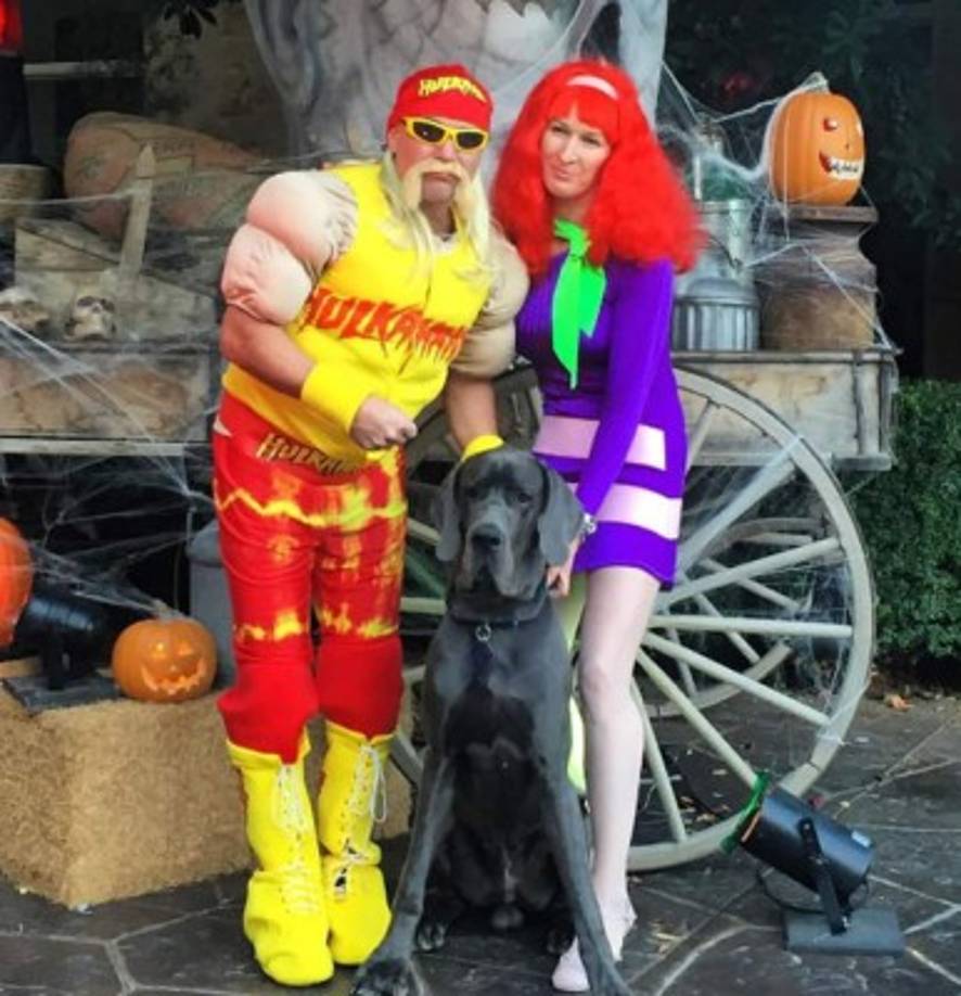 El tenista estadounidense Andre Agassi y su esposa la también tenista alemana Steffi Graf, casi irreconocibles.