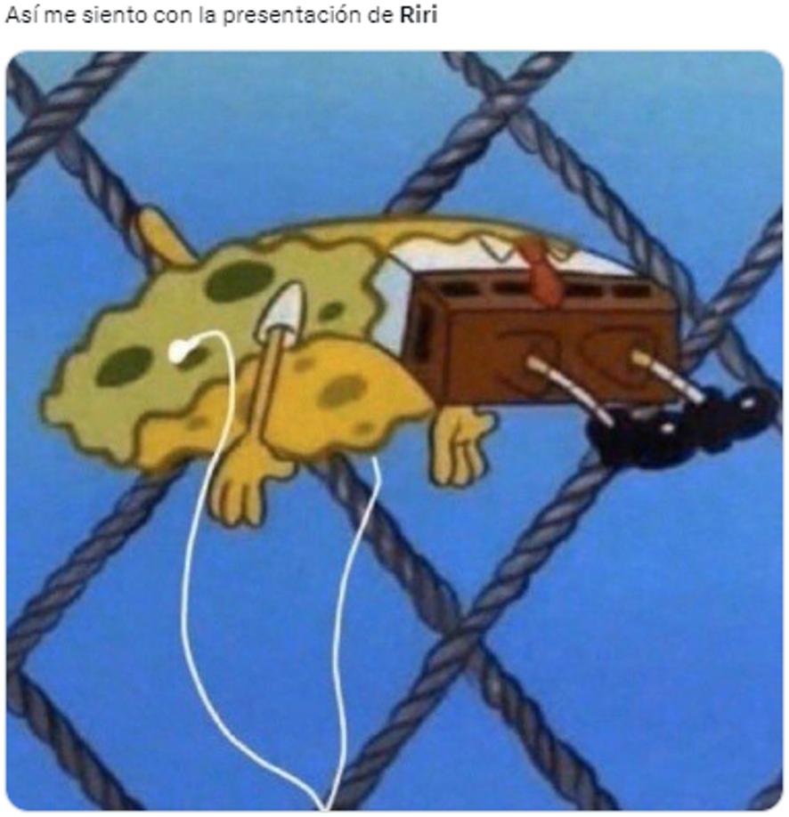 Y los usuarios reaccionaron de esta manera al show de medio tiempo.