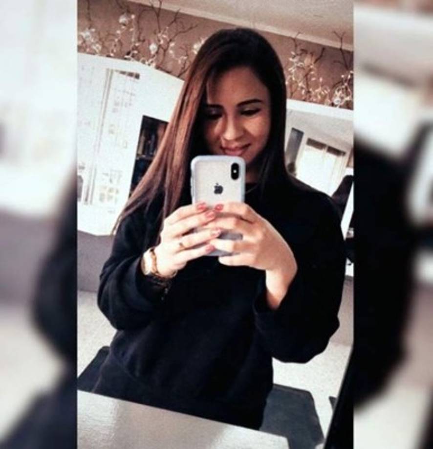 La hermosa chica tiene una hija, producto de su relación con el delantero catracho.