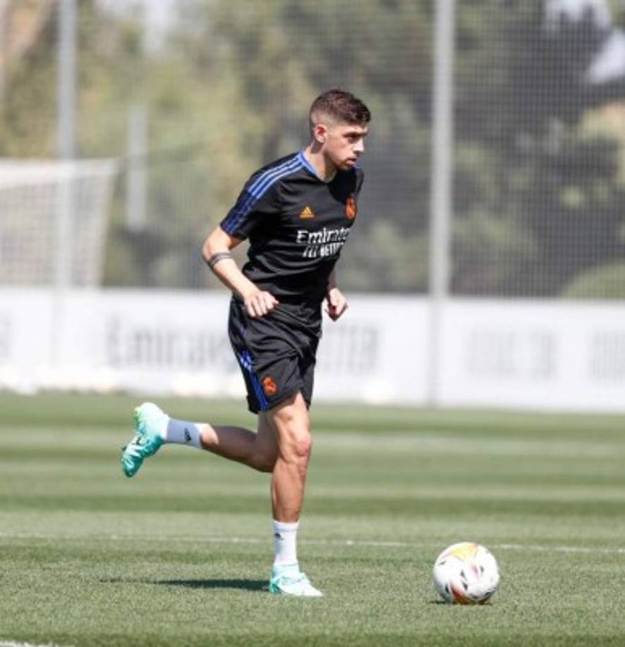 El Real Madrid trabaja para extender el contrato del centrocampista uruguayo Fede Valverde. Foto Twitter Fede Valverde.<br/>