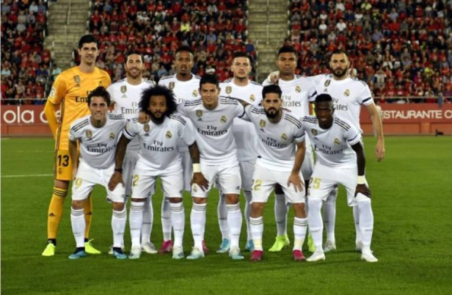 El 11 titular del Real Madrid que mandó Zidane contra el Mallorca.