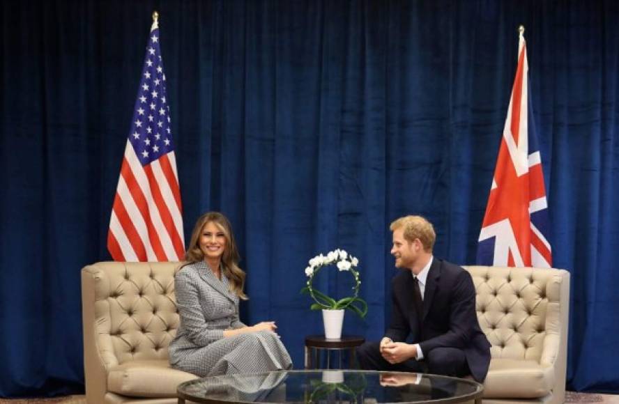 La primera dama estadounidense invitó al príncipe Harry a visitar la Casa Blanca en cualquier momento.