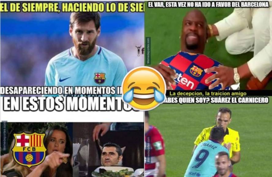Los divertidos memes que dejó la derrota del Barcelona contra el Granada en la quinta jornada de la Liga Española 2019-20-