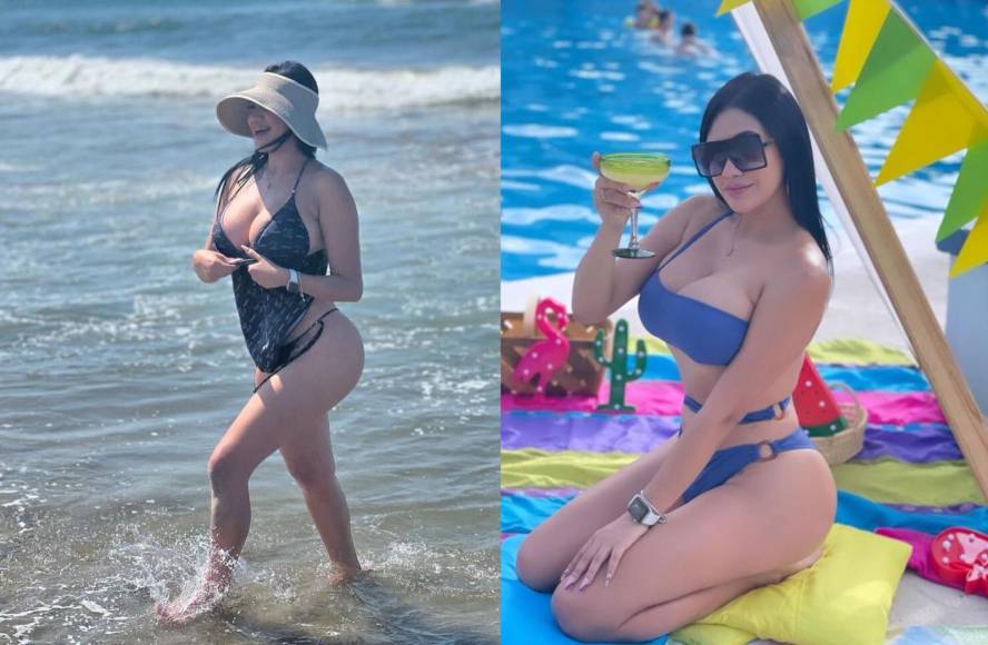 Michelle Hernández, del programa “Tardes Informales”, es otra de las bellezas catrachas que roba suspiros en este verano.