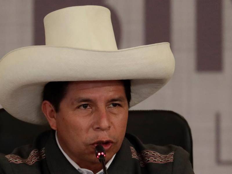 El presidente de Perú, Pedro Castillo.