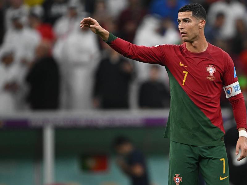 Cristiano Ronaldo en el duelo ante Suiza.