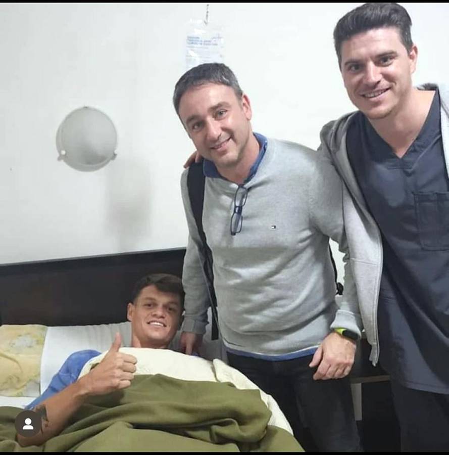 Santiago Mollina fue operado con éxito de su lesión de rotura de ligamento cruzado.