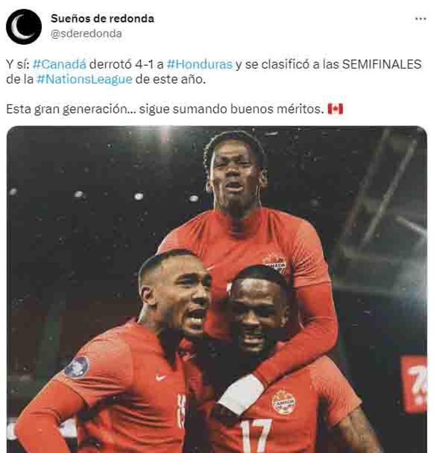 Medios internacionales han destacado la generación de la selección de Canadá.