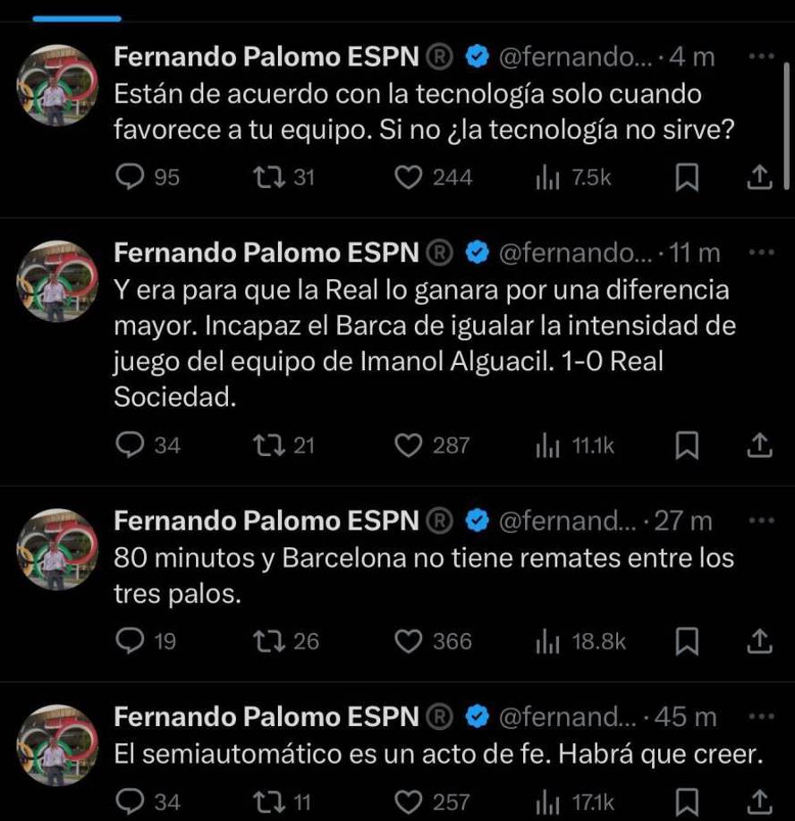 El narrador salvadoreño destacó que “el semiautomático es un acto de fe. Habrá que creer”.