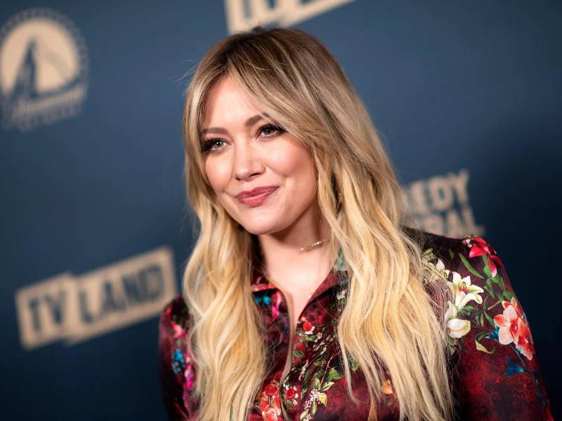 La actriz estadounidense Hilary Duff.