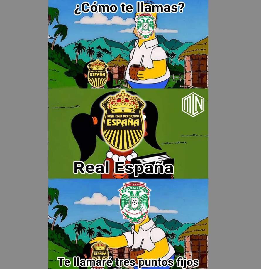 Los memes de la jornada 4: Real España se lleva las burlas tras perder el derbi ante Marathón