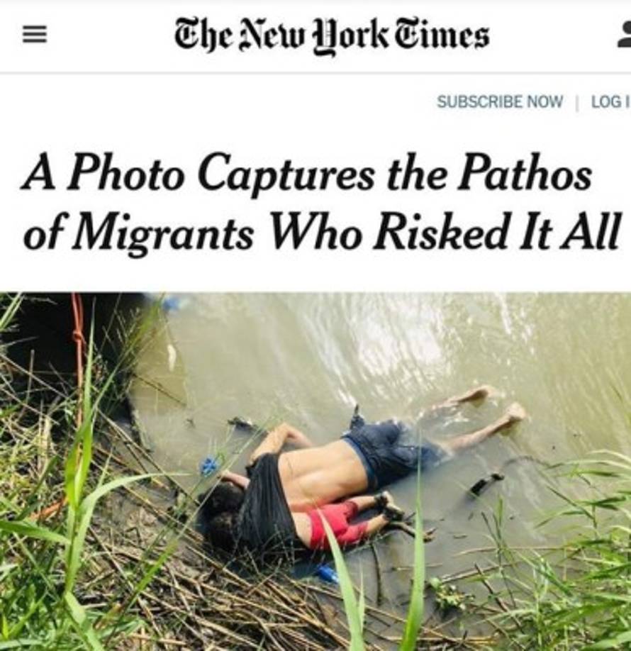 Medios estadounidenses también destacaron la tragedia. El precandidato demócrata a la presidencia de EEUU, Beto O'Rourke culpó a Trump de la muerte de Oscar y su hija, Valeria.