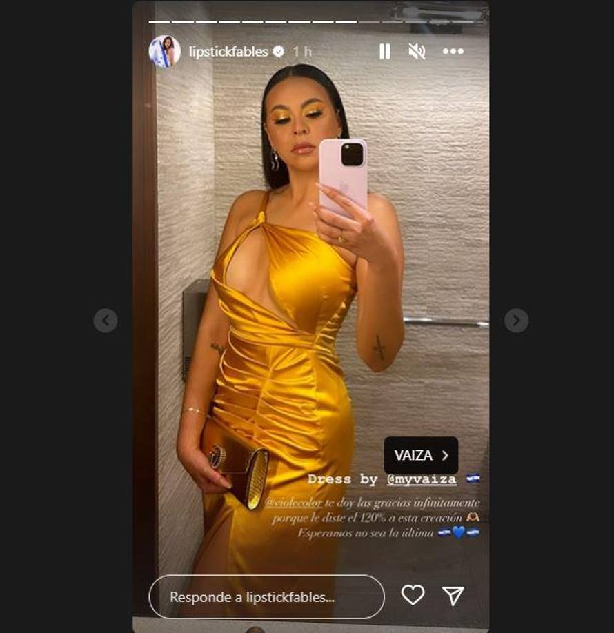 A traves de sus stories de Instagram, Ana compartió más fotos de su “beauty look”.