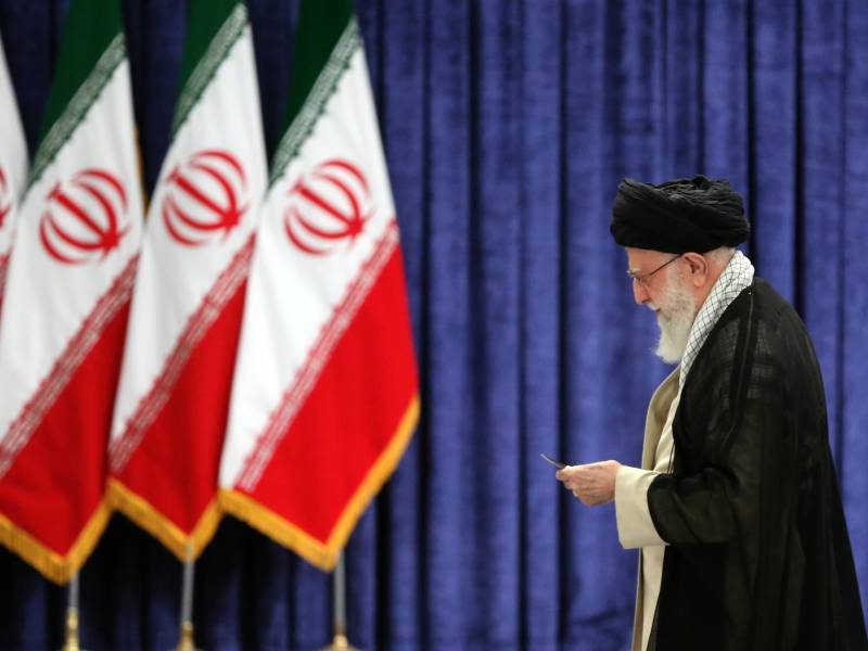 Imagen de archivo del líder supremo iraní, el ayatolá Ali Jameneí.