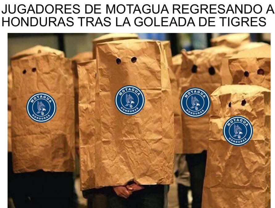 Memes: burlas a Motagua tras goleada ante Tigres y ríen los olimpistas