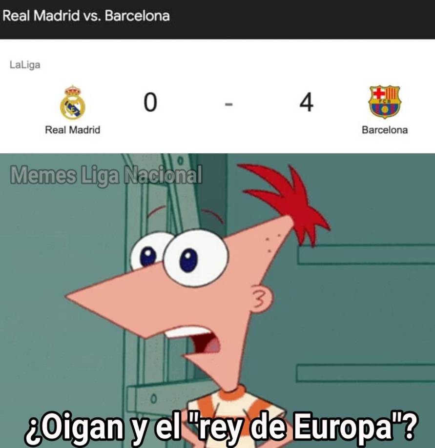Los memes crucifican al Real Madrid tras ser goleado y humillado por el Barça de Xavi